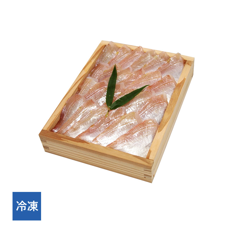 【送料無料】【冷凍】 すずめ小鯛 (小鯛の笹漬け)　井桁木箱　特大500g　半樽5.5個分[_215501_]【NE】