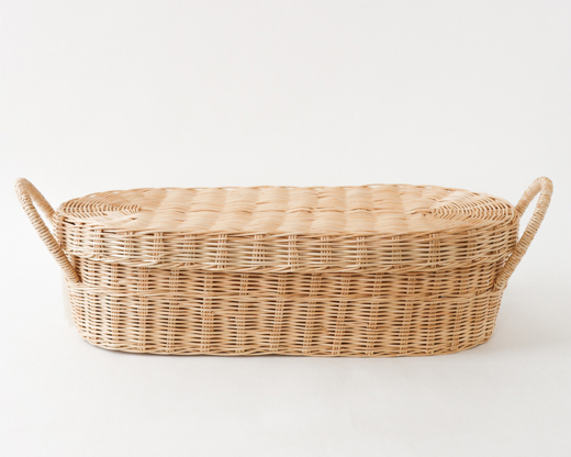 カンボジア moily オーバル ふた付き (ロング)