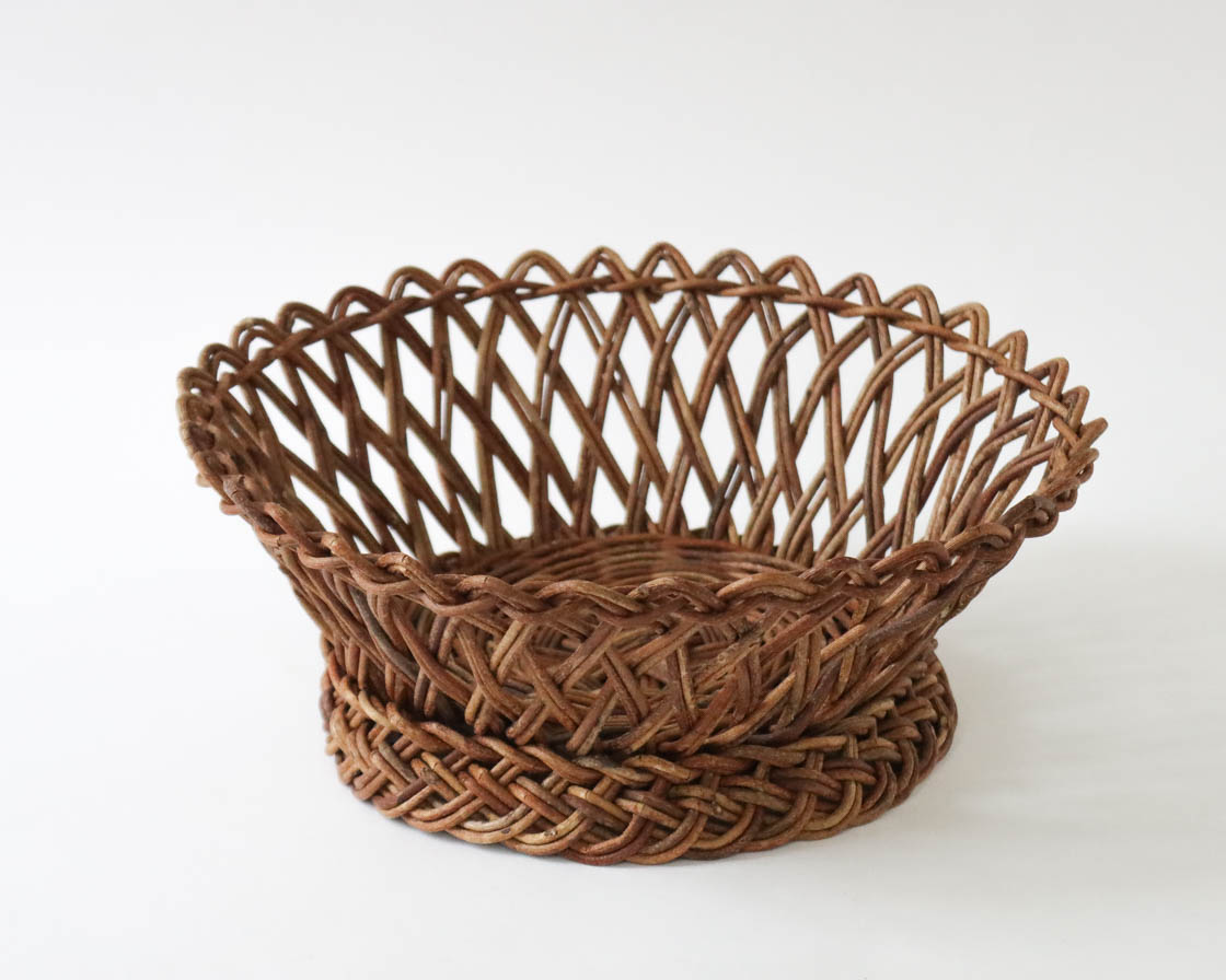 青森 あけび 菊皿（大）