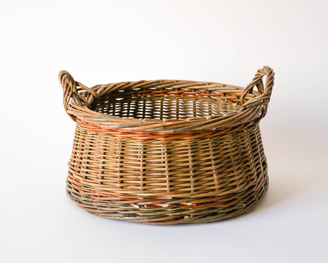 イギリス ウォールナッツ・バスケット (L)