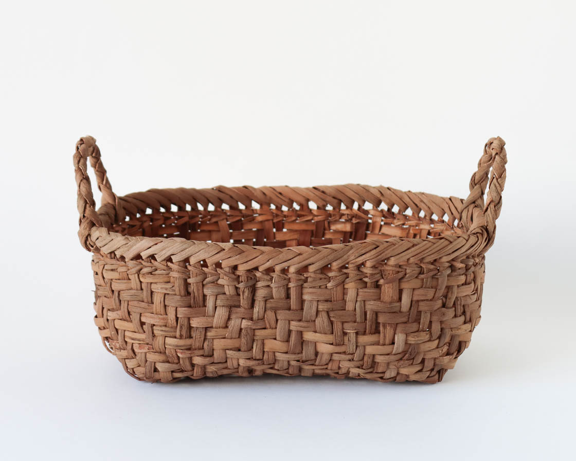 長野 やまぶどう 楕円かご (手付き)