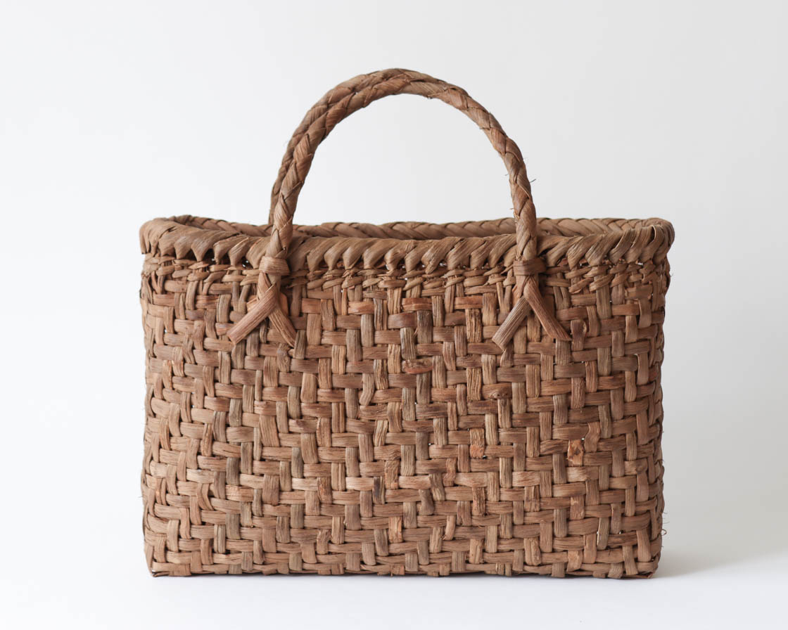 長野 やまぶどう 楕円かご (網代 大)