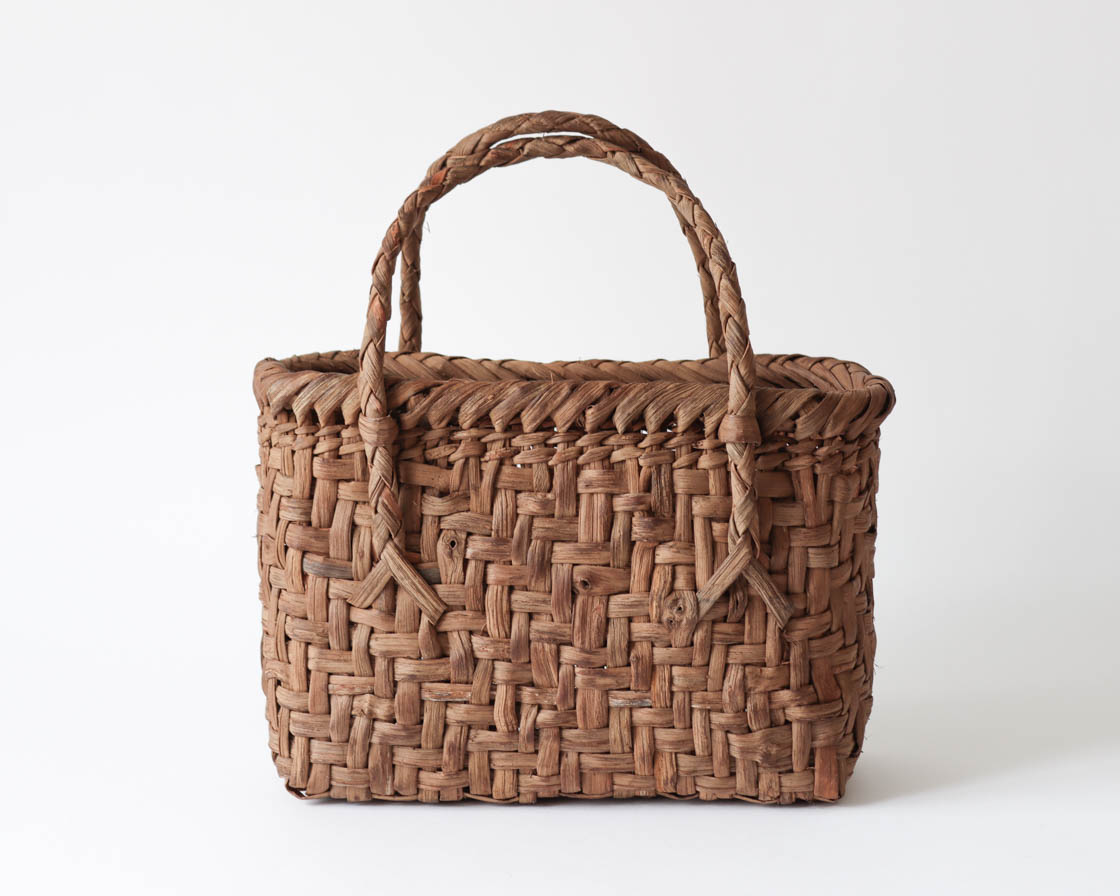 長野 やまぶどう 楕円かご (網代 小)