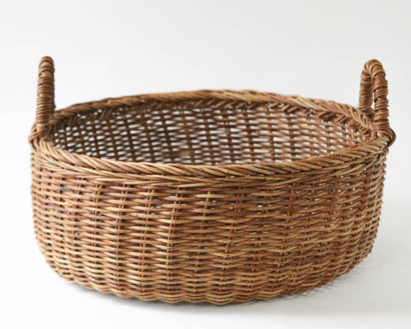 青森 あけび 両手丸かご (L)