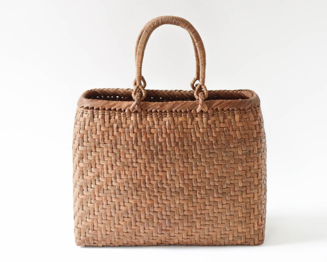 青森 やまぶどう 手提げ (あじろ編み)