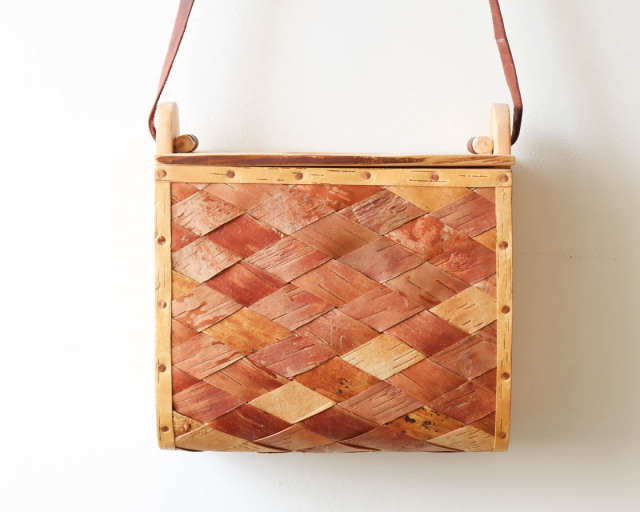 ノルウェー fiskeveske｜ショルダー｜白樺とジュニパー b