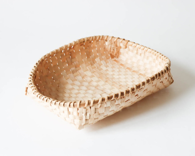 秋田 イタヤカエデ×ヤマウルシ 楕円かご