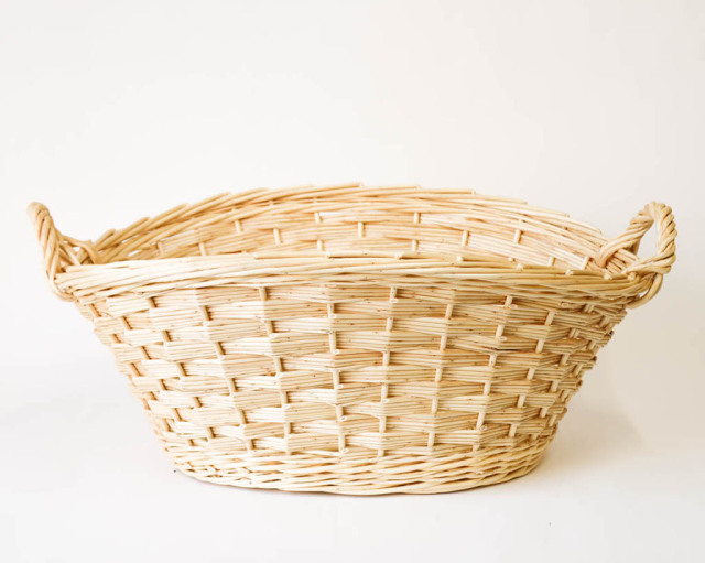 イギリス リネン・バスケット