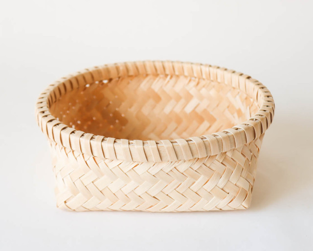 秋田 イタヤカエデ 丸かご 大