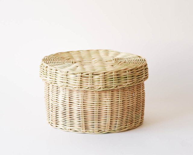 カンボジア moily オーバル ふた付き (S)