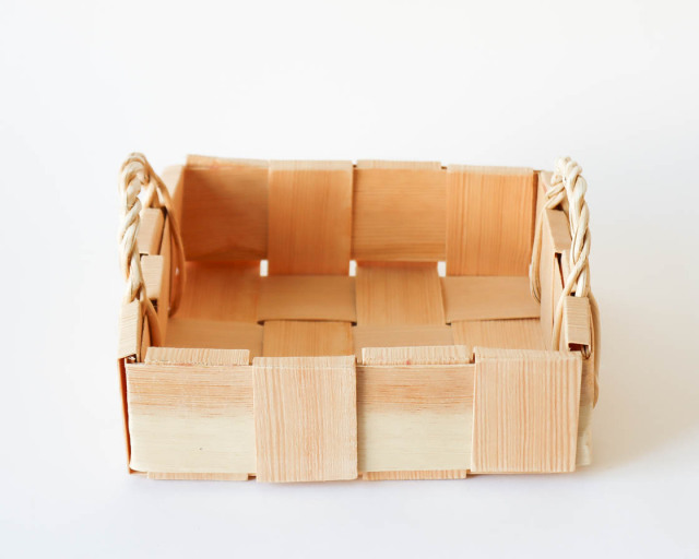 エストニア パイン トレイ（スクエア）