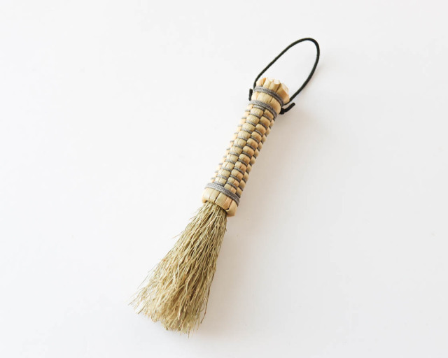 [中津箒] 筒型小箒 (灰)