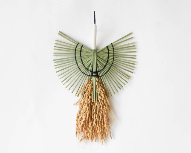 宮崎 わら細工たくぼ 祝鶴 (大)