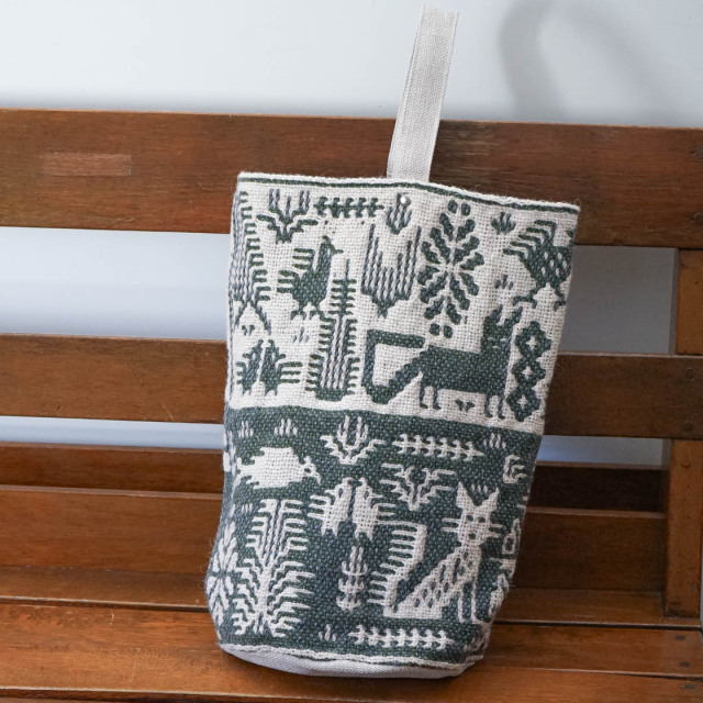 丸底バッグ｜ルドガルダ・シエンコ (古典模様)