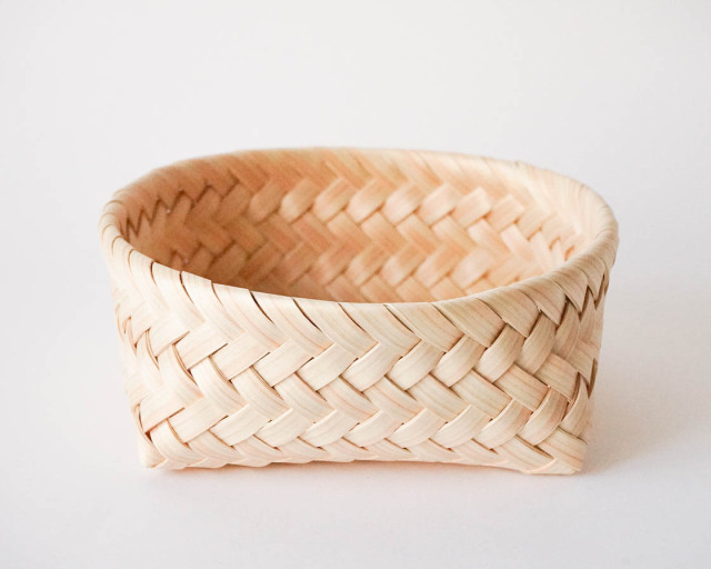 石川 檜 丸かご (あじろ)
