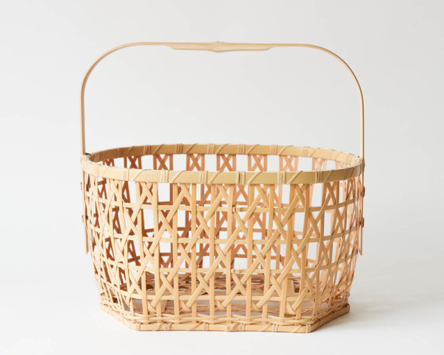 大分 真竹 星かご