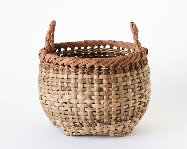 長野 くるみ 丸かご (手付き)