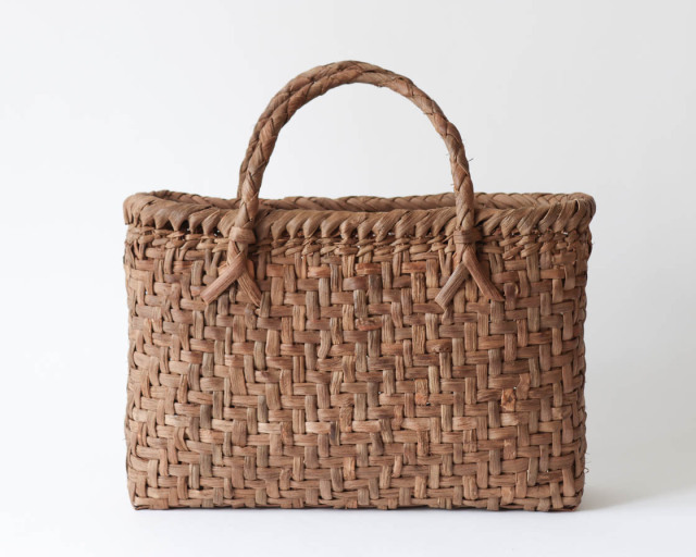 長野 やまぶどう 楕円かご (網代 大)