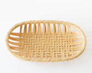 大分 あじろ編み 盛かご (楕円)