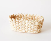 スロバキア corn husk オーバルバスケット