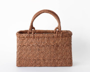 秋田 やまぶどう 手提げ (あじろ編み)