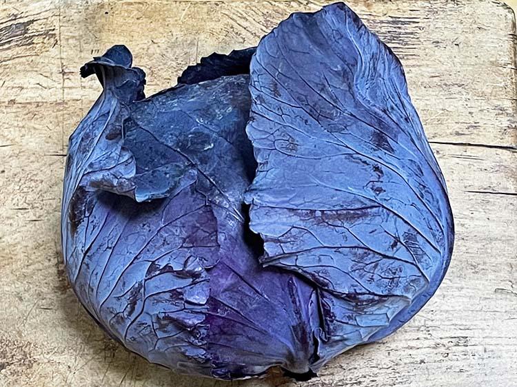 九州産 赤キャベツ(市場野菜) 300ｇ～【1kg】