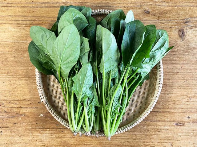 九州産ほうれん草(市場野菜) 150g～【0.3kg】
