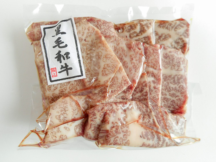 鹿児島産黒毛和牛 焼肉用上バラカルビ肉 200ｇ【0.2kg】