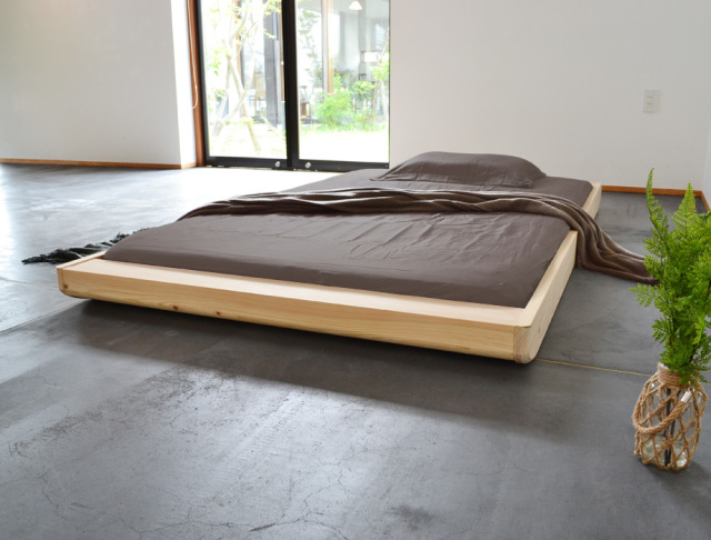 ARCA［アルカ]ローベッド セミダブル（幅120cm×長さ220cm×高さ12cm）