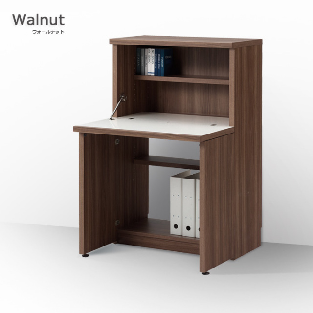 省スペースでコンパクトな折りたたみ式 ライティングデスク リビング用