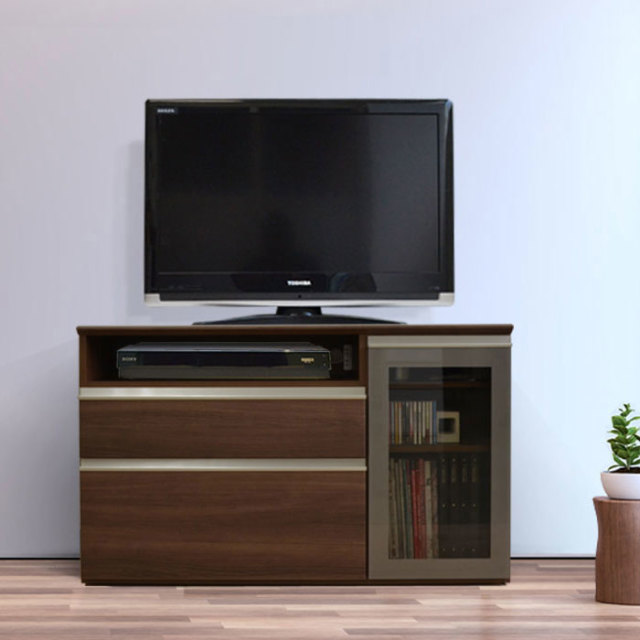 ダークブラウン1色！ハイタイプテレビボードです！