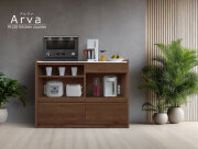 人工大理石天板のキッチンカウンター Arva（アルヴァ）120cm幅