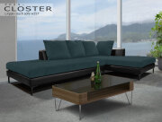 CLOSTER（クロスター）シェーズロング＆カウチソファー（幅257cm×奥行165cm×高さ55.0cm）
