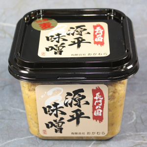 【おかむら】源平田舎上麦味噌 650g（プラ容器）