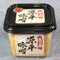 【おかむら】源平田舎上麦味噌 650g（プラ容器）