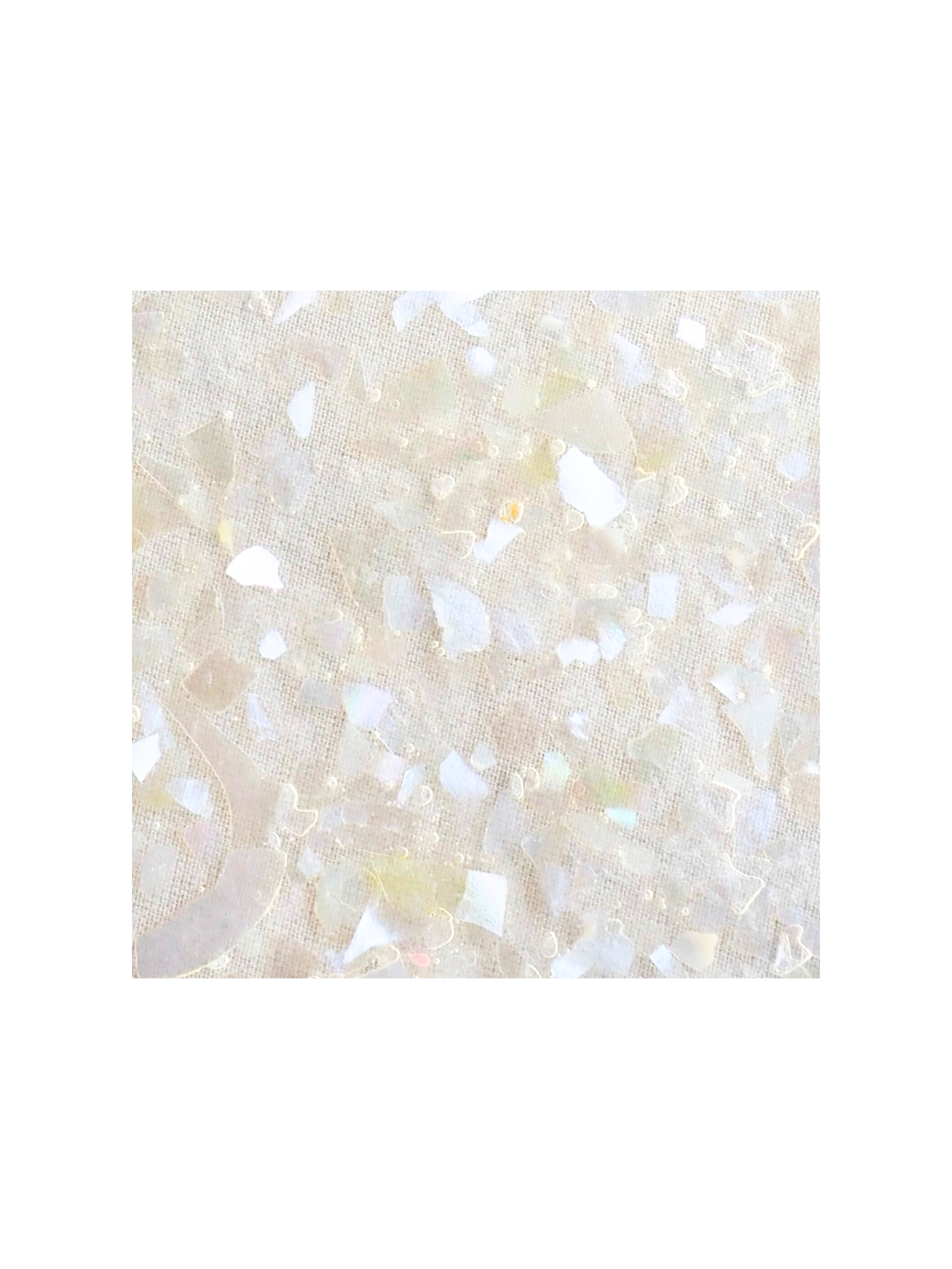 貝殻シート#17 ホワイトパール【4×4cm 厚さ0.18-0.2mm 】[メール便可] En: Shell veneer -white peal