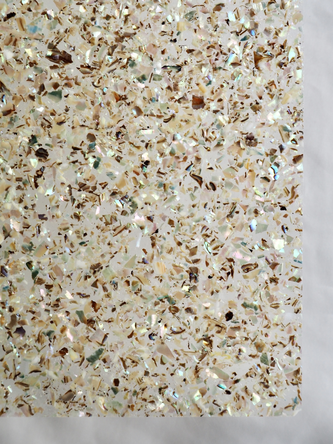 貝殻シート#8 ニュージーランドアバロン(パウアシェル)【14×24cm 厚さ0.18-0.2mm 】En: Shell veneer -paua shell 貝殻