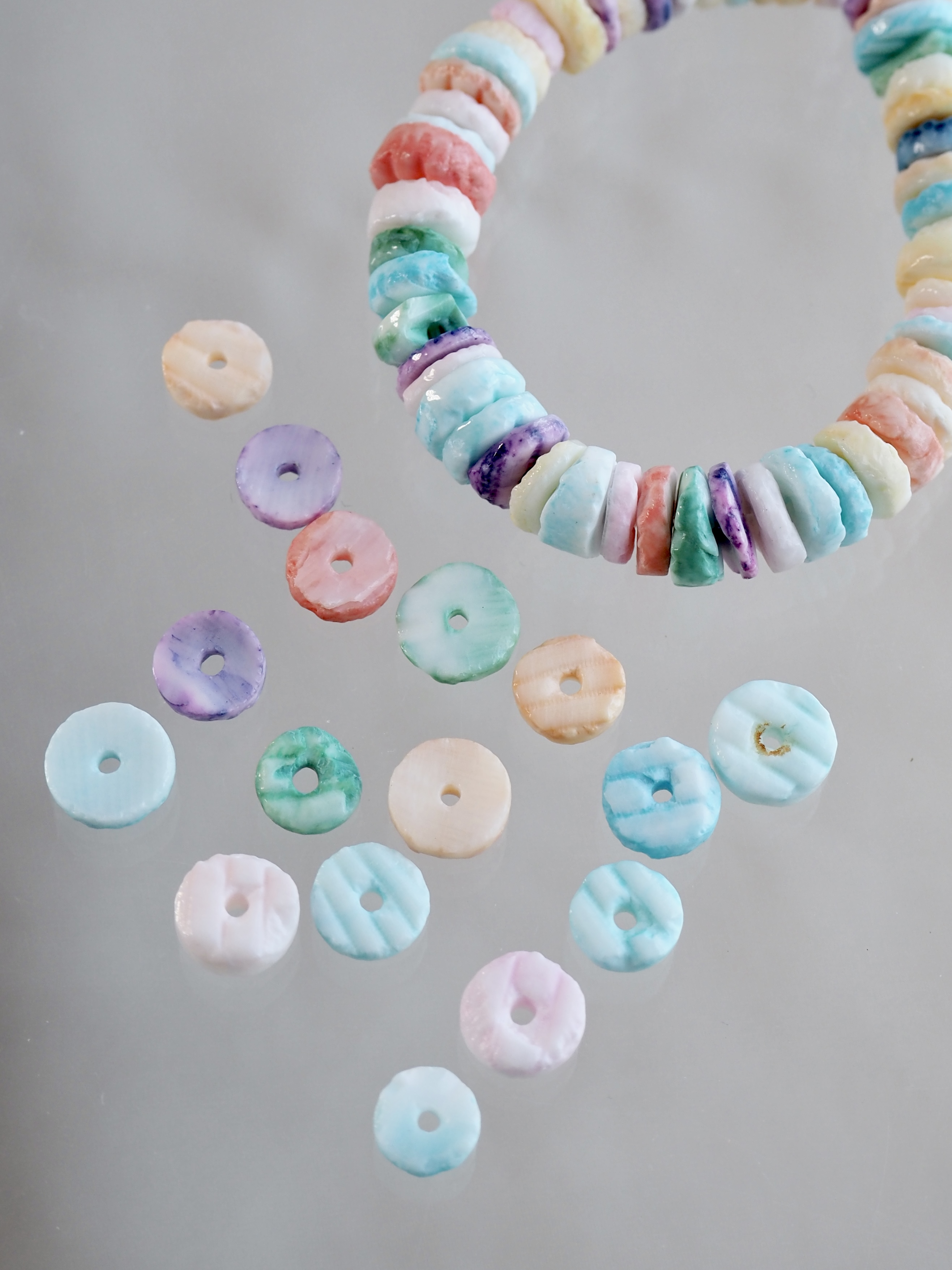 シェルスパンコール【6mm/約50枚・約10cm】#1354[メール便可]まとめ買い10%OFF 貝殻