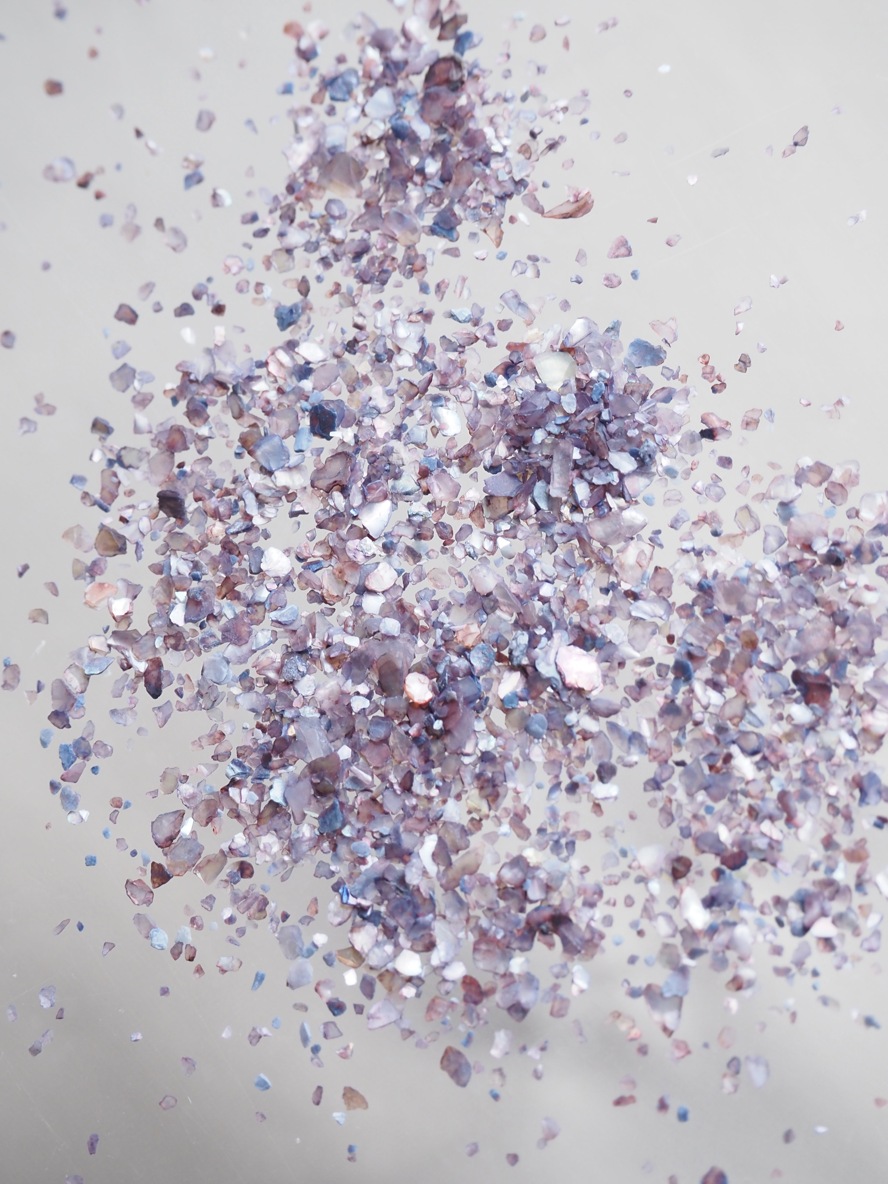 シェルフレーク(バイオレット)アコヤガイ【約1～2mm(約2g)】#2008[メール便可]まとめ買い20%OFF