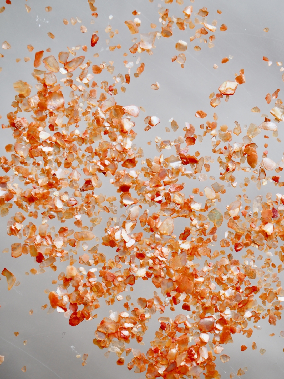 シェルフレーク(オレンジ)アコヤガイ【約1～2mm(約2g)】#2040[メール便可]まとめ買い20%OFF