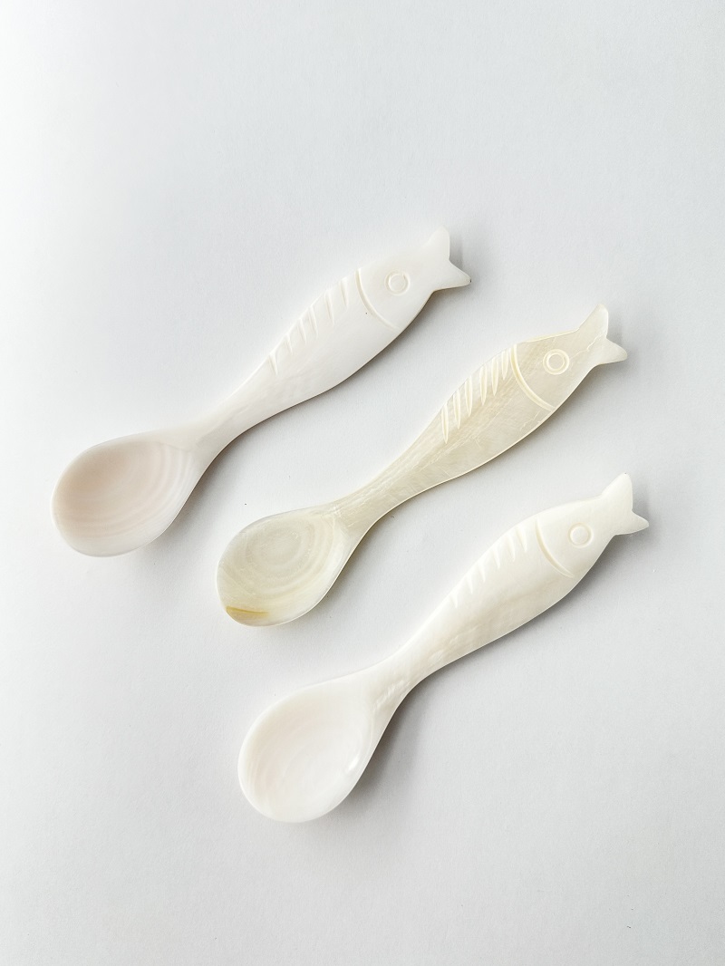 シェルスプーン #3049【12ｃｍ前後】 En:Shell Spoon (size:approx.12cm)