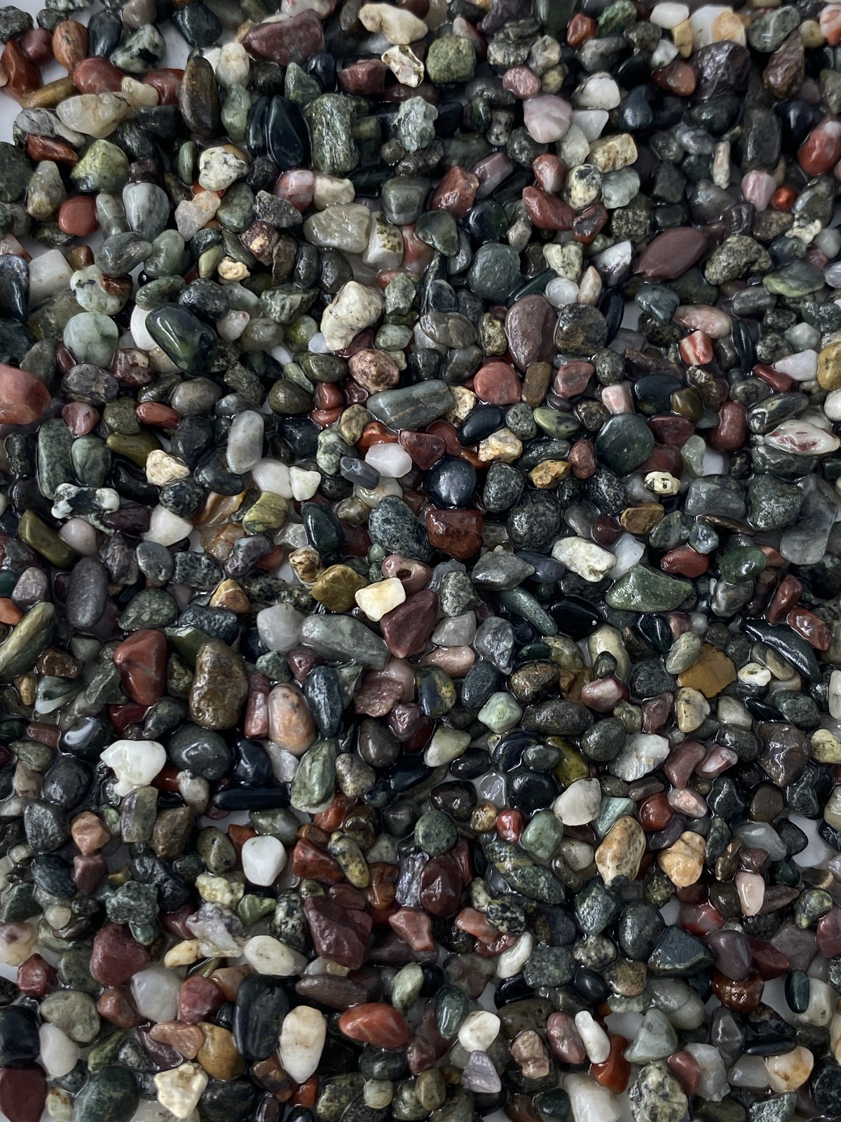 天然玉砂利　【瀬戸内】 1KG　サイズ：１分 （3-5ｍｍ）　♪小粒！水槽底砂に最適♪ En:  Natural pebbles -setouchi- (size:3-5mm, per 1kg)
