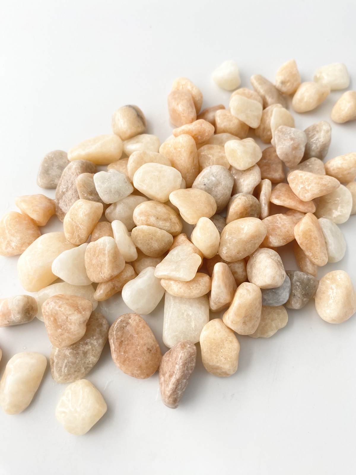 玉砂利　【萩】 1KG　サイズ：3分 （1ｃｍ前後）　♪水槽底石　植木鉢化粧石・マルチング♪En: Pebbles-red-(Size:1cm, per 1kg)