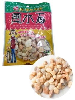 風水石　東に赤色　200ｃｃ[メール便可-2袋まで]  En:  Pebbles -red- (per 200cc/bag)