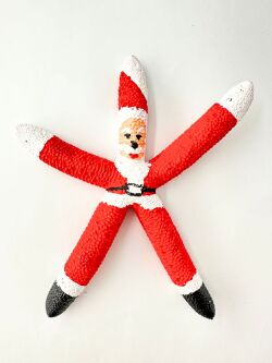 スターフィッシュ-サンタクロース-【約11～13cm】[メール便可 - 6個まで]クリスマス En：Finger Starfish -Santa Claus, size: 11-13cm