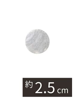 カピスホワイト1インチ【約2.5cm/10枚】[メール便可] En:Capiz Round- white