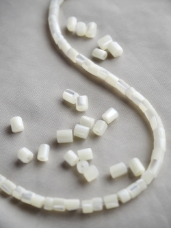 タカセガイ#49【3×2～5mm/1本約40cm】[メール便可-20袋まで] En:Shell Beads torocus 貝殻