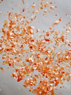 シェルフレーク(オレンジ)アコヤガイ【約1～2mm(約2g)】#2040[メール便可]まとめ買い20%OFF