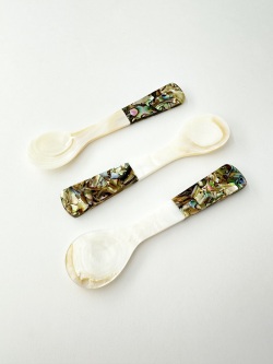 シェルスプーン #3032【約10ｃｍ】 En:Shell Spoon (size:approx.10cm)