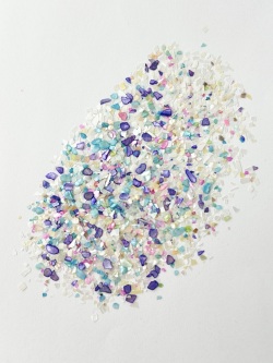 シェルフレーク(カラフル)【約1～3mm(約10g)】#1274[メール便可]まとめ買い20%OFF 貝殻